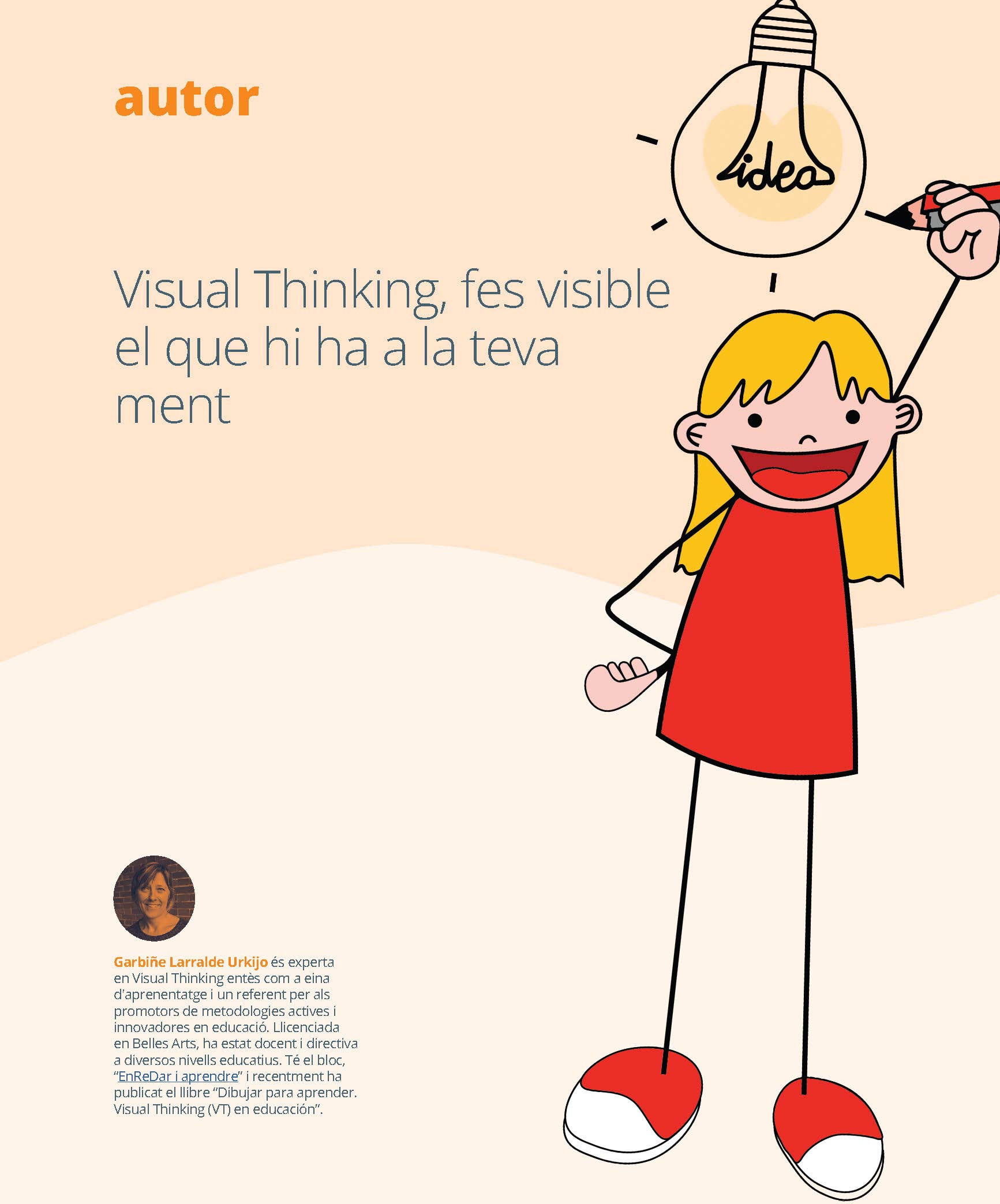 Revista Diàlegs Visual Thinking Garbiñe Larralde