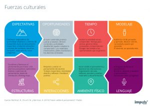 Póster / infografía Fuerzas culturales