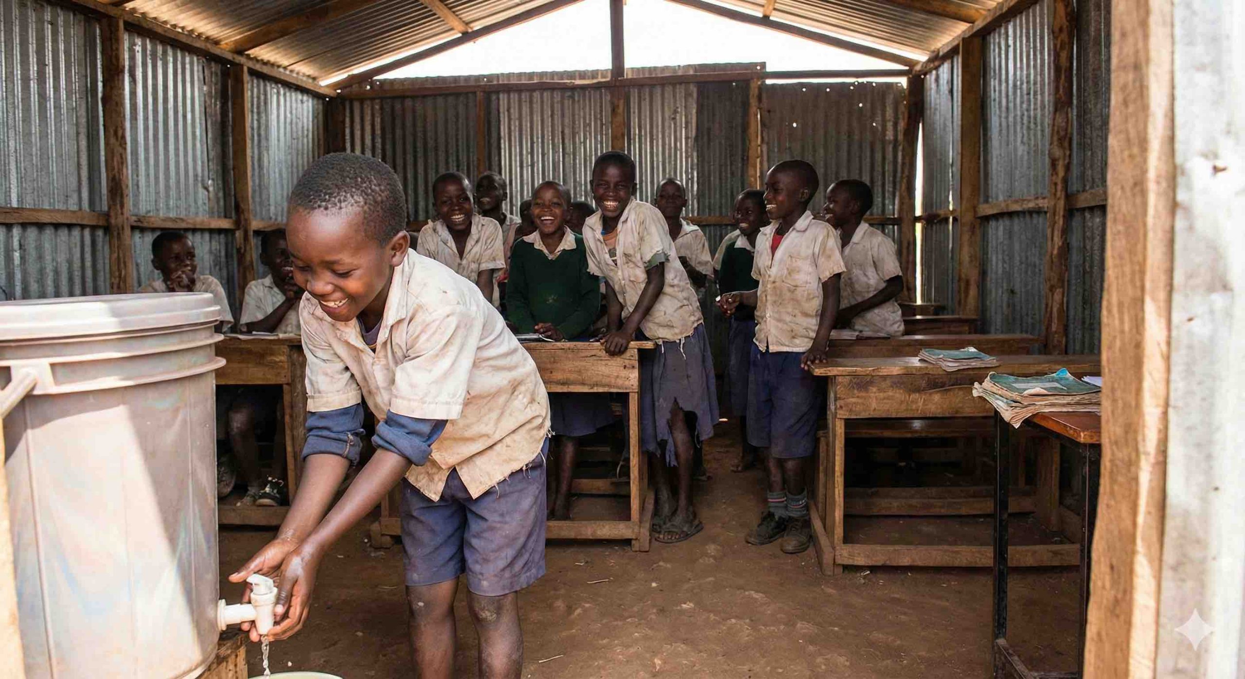 niños africa escuela pocos recursos