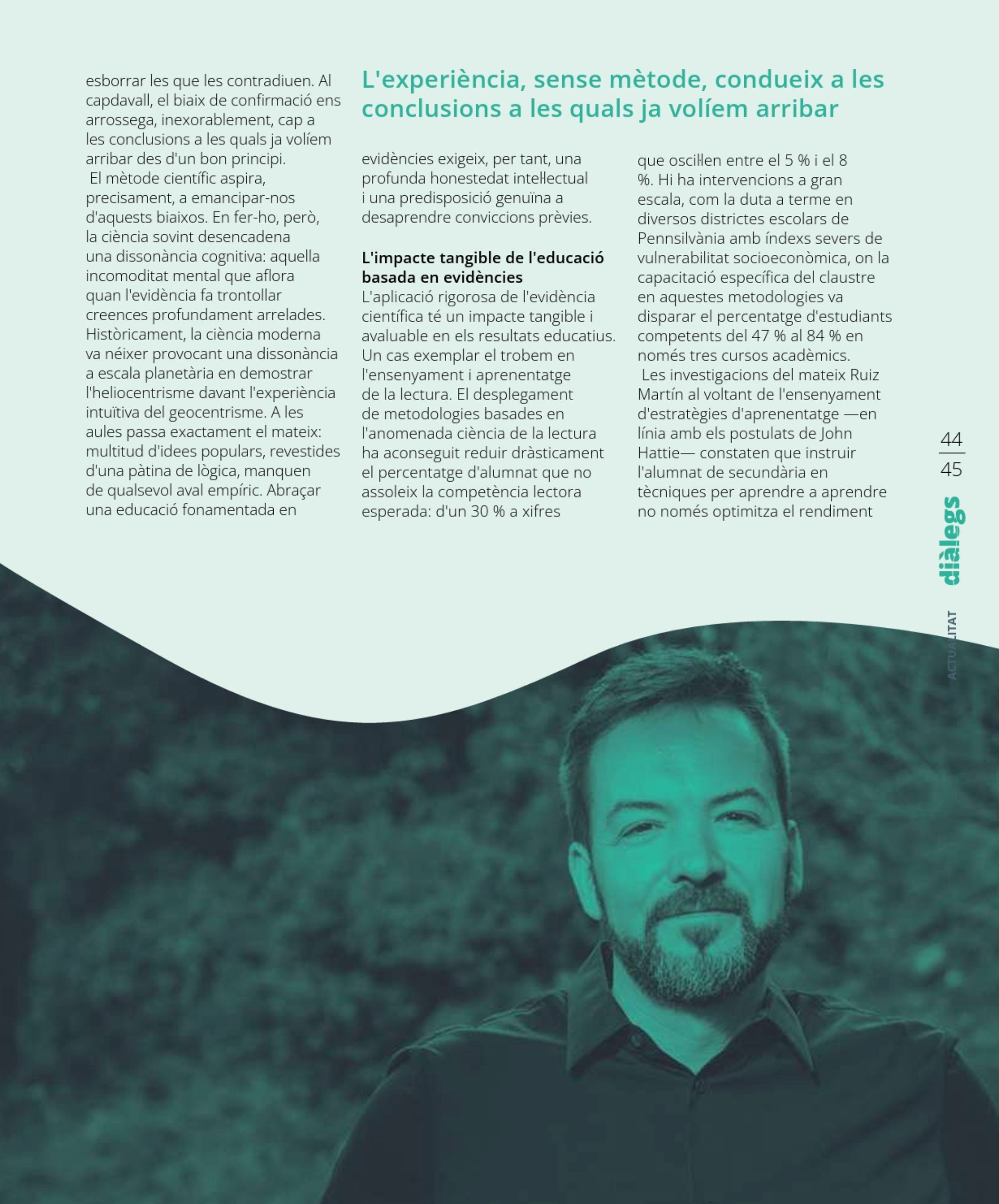 Revista Diàlegs Héctor Ruiz Martín