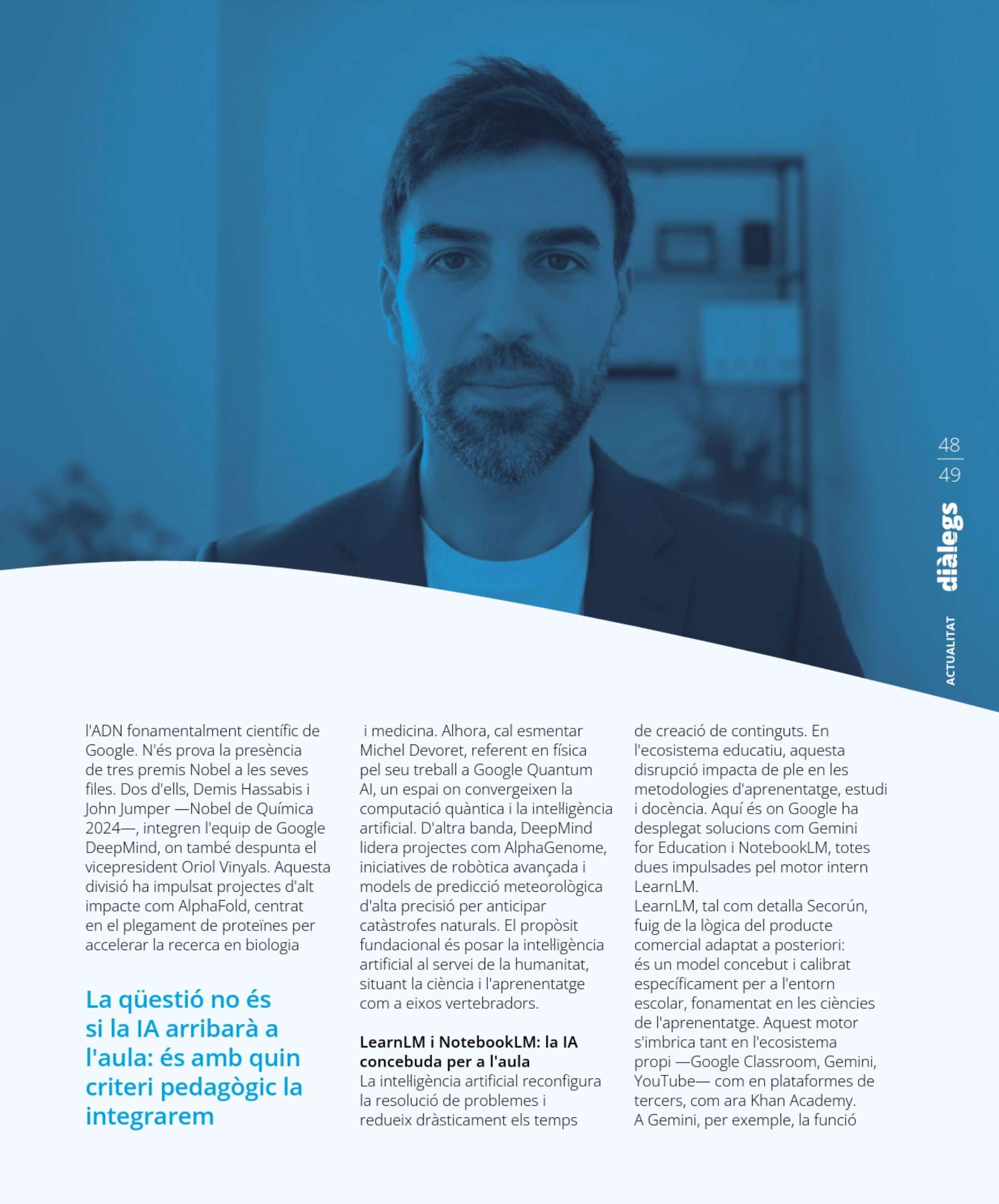 Revista Diàlegs Oscar Secorún